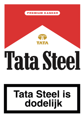 TATASTEEL MASSA ACTIE VAN GREENPEACE